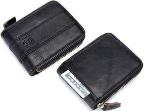 img 2 attached to Blocking Wallet Genuine Leather Vintage Men's Accessories