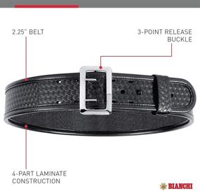 img 3 attached to 👮 Bianchi 7960 Sam Browne Duty Belt - 2.25 Inch: Ultimate Performance for Law Enforcement Professionals