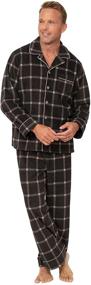 img 4 attached to PajamaGram Mens Pajamas Set Winter