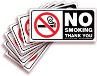 smoking sign sticker house business logo