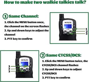 img 2 attached to Retevis RT 388 Walkie Talkies: Superb License-Free Electronics for Kids