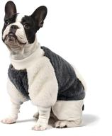 🐾 warm winter dog coat for small dogs, pet puppy sweater with fleece, pocket design dog clothes for small to medium sized dogs - ideal for boys and girls логотип