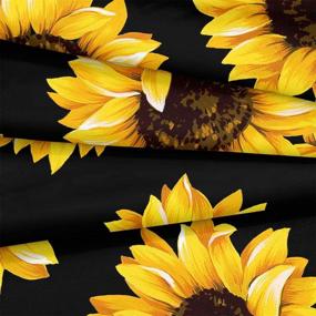 img 1 attached to Sunflowers Comforter Reversible Pillowcases Sunflower