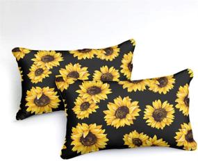 img 2 attached to Sunflowers Comforter Reversible Pillowcases Sunflower