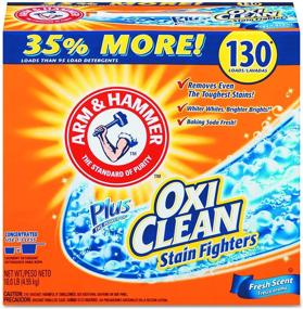 img 1 attached to 🧺 Arm & Hammer OxiClean Powder Detergent - Powerful 9.92lb Box