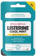 listerine dental floss, cool mint 55 yds (8-pack) logo
