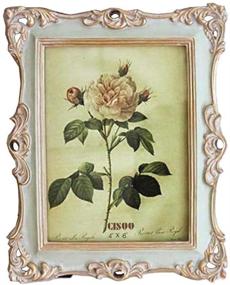 img 4 attached to CISOO Vintage Picture Frame 4x6 - Antique Photo Frame for Table Top Display and Wall Hanging - Home Decor, Green