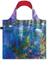 🎨 artistic loqi museum claude monet water lilies, 1913 tote bag: stylish & functional logo