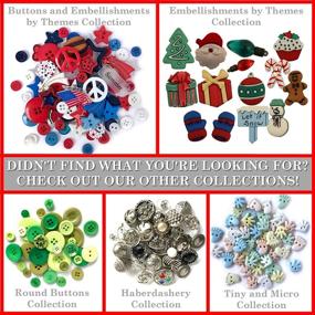 img 1 attached to 🧵 Buttons Galore and More: Bulk Novelty 3D Embellishments Shank Buttons for DIY Crafts and Projects - 25 Pcs