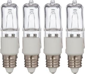img 4 attached to Simba Lighting Halogen E11 T4 50W 560lm 120V Light Bulb (4 Pack) - Ideal for Chandeliers, Pendants, Table Lamps, Cabinet Lighting - Warm White 2700K Dimmable