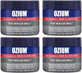 img 1 attached to 🌬️ Ozium Odor Eliminating Gel 4.5 Oz. for Homes, Cars, Offices and More - New Car Scent, 4 Pack