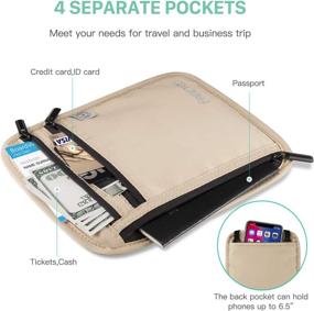 img 3 attached to 🔒 Ultimate Protection: FREETOO Blocking Passport Anti-Theft Document Holder