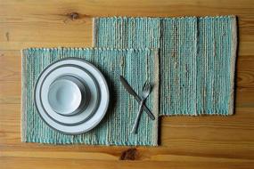 img 4 attached to 🌱 Chardin Home Eco-Friendly Cotton Placemats: Sustainable and Stylish Dining Essentials