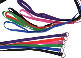 img 2 attached to 🐶 Pack of 6 Dog Slip Lead D-Ring Kennel Nylon Ropes for Pet Control, Grooming, Shelter Rescues, and Doggy Daycare