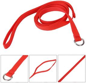 img 3 attached to 🐶 Pack of 6 Dog Slip Lead D-Ring Kennel Nylon Ropes for Pet Control, Grooming, Shelter Rescues, and Doggy Daycare