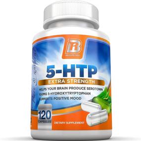 img 4 attached to 😴 BRI Nutrition 5 HTP 100мг 120 капсул: Натуральное средство от депрессии, тревоги и бессонницы