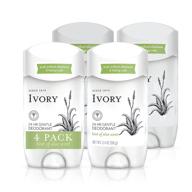 🌿 ivory deodorant, aloe-infused, aluminum and baking soda-free - 4 pack (2.4 oz each) logo