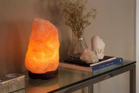 img 2 attached to 🌄 Rakaposhi Himalayan Salt Rock Lamp - 9+ lbs with UL Listed Dimmer Switch, Natural and Energizing