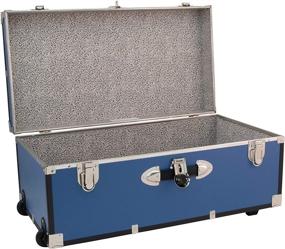 img 3 attached to Seward Trunk Rover Misty Blue Storage & Organization for Storage Trunks