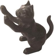 discover the charming comfy hour antique and vintage cast iron cat door stopper логотип