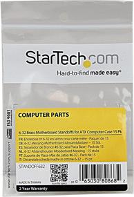 img 1 attached to StarTech.com ATX Computer Case Brass Motherboard Standoffs - 6-32 - 15 Pack (STANDOFF632)