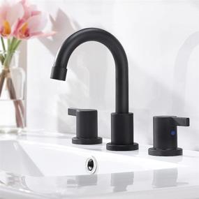 img 3 attached to 🚰 Phiestina WF15-1MB Low Arch Two-Handle Widespread Faucet