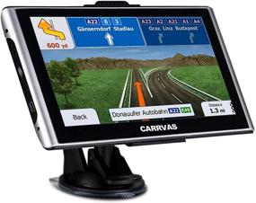 img 4 attached to 🗺️ CARRVAS GPS Navigation System for Car, 2021 MAP 7inch Truck GPS Navigation, Spoken Turn-by-Turn Directions, Speed Warning, USA, Canada, Mexico, Lifetime Maps Update