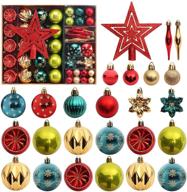 christmas ornaments shatterproof decorations parties logo