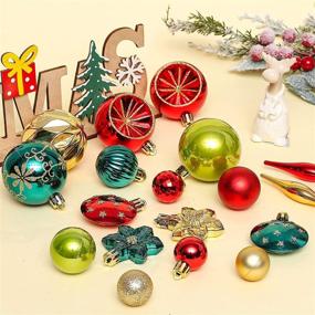 img 2 attached to Christmas Ornaments Shatterproof Decorations Parties