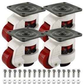 img 4 attached to Homend Leveling Casters GD 80F T Mounted