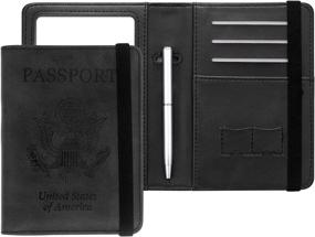img 4 attached to 🌎 YIXXI Passport Vaccine Blocking Protector: The Ultimate Travel Accessory and Passport Cover