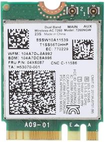 img 4 attached to 🔌 PUSOKEI Сетевая карта 802.11ac, Intel Dual Band Wireless-AC 7265, совместимая с Intel 7260AC 7260NGW, двухдиапазонная WiFi-карта для ноутбуков серий T, Y, X, W