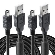 pack 10ft controller charger cable playstation 3 logo