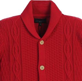 img 1 attached to Gioberti Cotton Knitted Cardigan Sweater Boys' Clothing ~ Sweaters