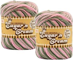 img 2 attached to Sugar&#39;N Cream Ombres 🎀 Super Size Yarn - Pink Camo