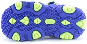 img 2 attached to Summer Breathable SENFI Closed-Toe Strap Sport Sandals for Boys ideal for Walking
