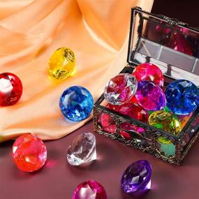 img 2 attached to Treasure Colorful Gemstones Scatters Decoration