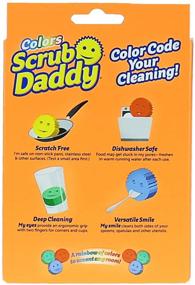 img 1 attached to Colors Scratch FlexTexture Scrubbing Sponge Household Supplies