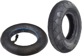 img 4 attached to 🛴 Qind 200 x 50 Tire & Inner Tube for Razor E100 E150 E200 eSpark Crazy Cart Scooters - W13112099045, W25143499070