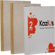 kazius wooden panels painting birchwood logo