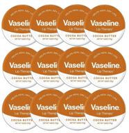 💄 vaseline cocoa butter lip balm, 0.705oz (12 pack of 20g) logo