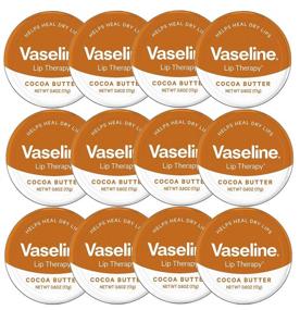 img 3 attached to 💄 Vaseline Cocoa Butter Lip Balm, 0.705oz (12 pack of 20g)