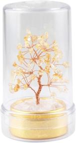 img 2 attached to 🌳 SUNYIK Citrine Money Tree Bonsai: 4 Inch Tumbled Crystal for Lucky Fengshui Healing Decoration