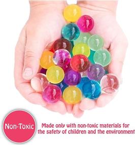 img 1 attached to 🌈 MarvelBeads 9.5oz Water Beads [Non-Toxic] Certified Rainbow Mix for Kids Sensory Play and Spa Refill BPA & Phthalate Free (Over 0.5 lb)