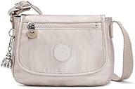 👜 kipling mini crossbody bag for women, lightweight everyday purse, nylon shoulder bag logo