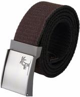 🌙 moonsix canvas belts: top-flip military style men's accessories in belts логотип