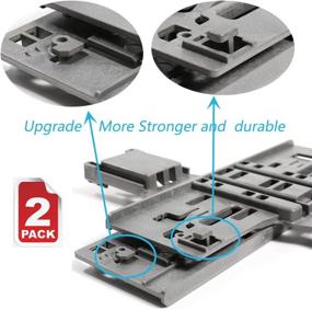 img 3 attached to 🔧 Reyhoar Dishwasher Upper Rack Adjuster W10546503 Replacement - 2 Pack - Compatible with Whirlpool & KitchenAid - Replaces W10306646 AP6022813 PS11756150