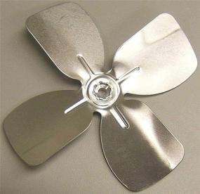 img 1 attached to 🌀 High-Performance Packard A61470 Aluminum Fan Blade - 6" Dia, 4 Blades, 1/4" Shaft, Clockwise Rotation