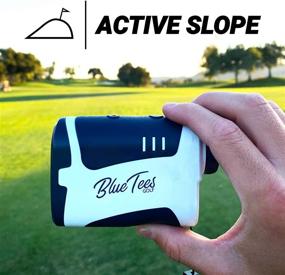 img 3 attached to 🏌️ Blue Tees Golf Series 1: Powerful 650 Yards Range Laser Rangefinder with Slope Measurement, Flag Lock Technology, and 6X Magnification