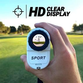 img 2 attached to 🏌️ Blue Tees Golf Series 1: Powerful 650 Yards Range Laser Rangefinder with Slope Measurement, Flag Lock Technology, and 6X Magnification